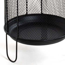 Moderner Regenschirmständer Kahilke in Schwarz aus Metall – Ansicht 5