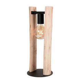 Tischlampe Morvon aus Mangobaum Massivholz handgearbeitet – Ansicht 1