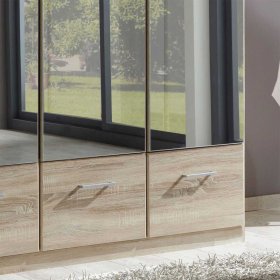 Schlafzimmer Kleiderschrank Tyago mit Spiegeltüren – Ansicht 4