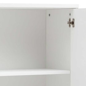 Schrank Home Office Wardin in Weiß melaminbeschichtet 2 türig – Ansicht 6