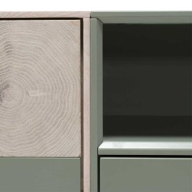 Sideboard Samanda in Beton Grau und Buche hell 180 cm breit – Ansicht 10