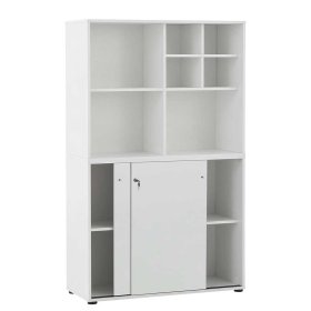 Weißer Büroschrank Damyant abschließbar - Made in Germany – Ansicht 3