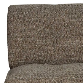 Moderner Polstersessel Chimi in Dunkelbraun meliert 90 cm breit – Ansicht 3