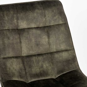 Esszimmerstuhl Set Fabijola in Dunkelgrün und Schwarz mit Velours Bezug (2er Set) – Ansicht 5