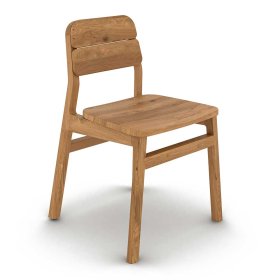 2 Stühle Koropi aus Wildeiche Massivholz in modernem Design (2er Set) – Ansicht 4
