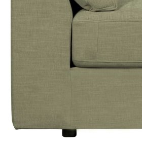 Couch Element mit Armlehne rechts Karyon in Graugrün - Modulsofa – Ansicht 11