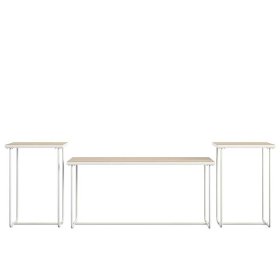 Tisch Set 3-teilig Crasting in modernem Design 58 cm hoch (dreiteilig) – Ansicht 3