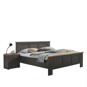 140 cm Landhaus Bett Bien auch in Übergröße - Made in Germany – Ansicht 1