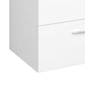 Waschbeckenschrank Miolosan in Weiß 60 cm breit mit Schubladen – Ansicht 5
