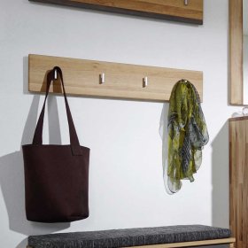 Garderobenleiste Princiva aus Kernbuche Massivholz 80 cm breit – Ansicht 2