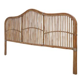 Einzelnes Bett Kopfteil Koropi aus Rattan Geflecht 200 cm breit – Ansicht 1