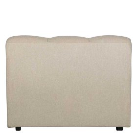 Sessel Maganda in Beige Stoff mit Steppungen – Ansicht 4
