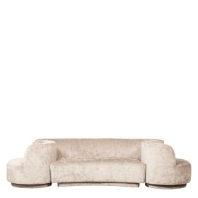 Modulsofa Yonella in Beige - 290 cm breit (dreiteilig) – Ansicht 4