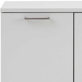 Officeschrank Veziran in Lichtgrau mit Metallgriffen – Ansicht 4