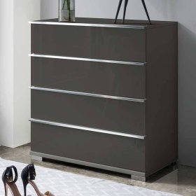 Schubladenkommode Boplaroma Front glasbeschichtet - 82 cm hoch – Ansicht 2