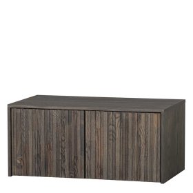 TV Board Foliage im Skandi Design in Esche dunkel – Ansicht 1