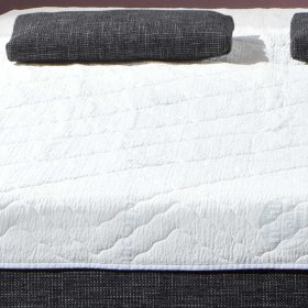 2er Schlafsofa Fiorenca in Schwarzgrau mit Faltmechanik – Ansicht 5