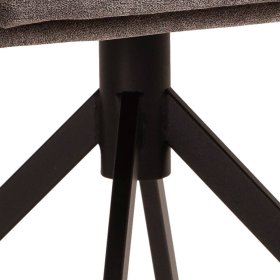 Esszimmerstuhl Ancela mit Armlehnen und Gestell aus Metall – Ansicht 5