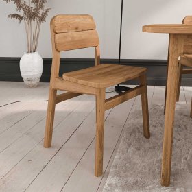 2 Stühle Koropi aus Wildeiche Massivholz in modernem Design (2er Set) – Ansicht 2