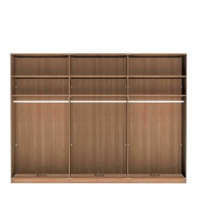 Gleittürenschrank Viramiru in Eiche Bianco und Beige – Ansicht 8