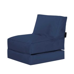 Liege Sitzsack Kuno in Blau Outdoor – Ansicht 1