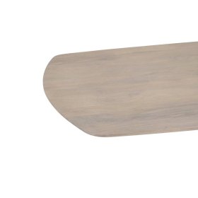 Esszimmertisch Loritania in Mangoholz Sandfarben und Schwarz – Ansicht 4