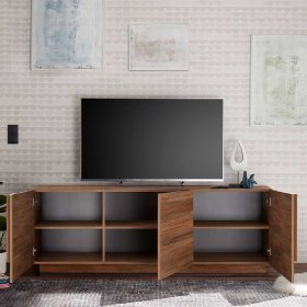 Fernsehunterschrank Bea in Holzoptik Naturfarben modernes Design – Ansicht 3