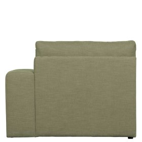 Couch Element mit Armlehne rechts Karyon in Graugrün - Modulsofa – Ansicht 7