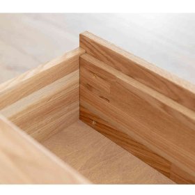 Wohnzimmer Tisch massiv Rusaly aus Wildeiche in modernem Design – Ansicht 6