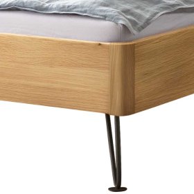 Massivbett Eiche hell geölt Jakery 160x200 cm und 180x200cm – Ansicht 5