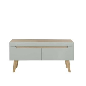 Wohnwand Casmas im Skandi Design in Mintgrün (vierteilig) – Ansicht 16