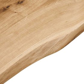 Küchen Tisch Cariasca aus Wildeiche Massivholz und Stahl im Industriedesign – Ansicht 6