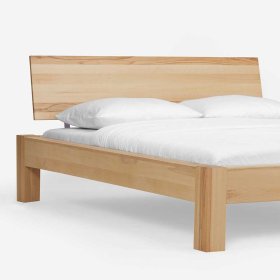 Doppelbett Silja aus Kernbuche Massivholz mit Nachtkommoden (dreiteilig) – Ansicht 6