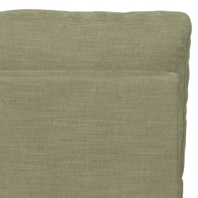 Modulsofa Abschluss Element rechts Karyon in Graugrün Rücken echt bezogen – Ansicht 13