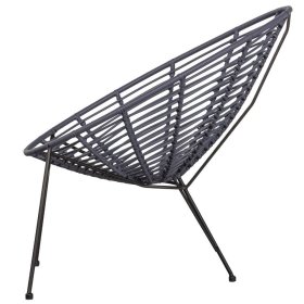 Gartensessel Numrek in Blauschwarz im Retrostil (2er Set) – Ansicht 4