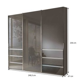 Schwebetuerenschrank Gronas 3 türig - Made in Germany – Ansicht 11