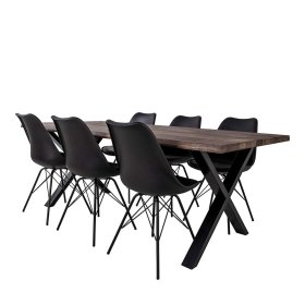 Esszimmer Sitzgruppe Lakosion im Loft Design für 6 Personen (siebenteilig) – Ansicht 1