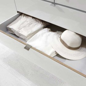 Premium Schlafzimmer Set Waluva in Weiß und Eiche Bianco (vierteilig) – Ansicht 12