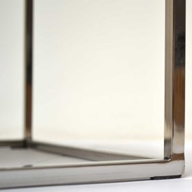 Beistelltische Sofa Amber in Silberfarben und Transparent (dreiteilig) – Ansicht 6