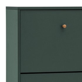 Schuhkipper Sky im Skandi Design in Dunkelgrün – Ansicht 3