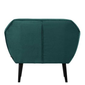 Loft Sessel Alasco in Petrol und Schwarz 47 cm Sitzhöhe – Ansicht 4