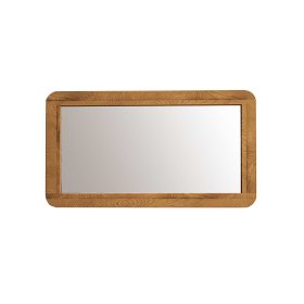 Dielenspiegel Vinial aus Wildeiche Massivholz 60 cm hoch – Ansicht 1