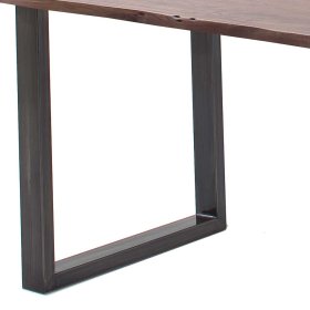 Tisch Esszimmer Janna mit natürlicher Baumkante im Industry und Loft Stil – Ansicht 4