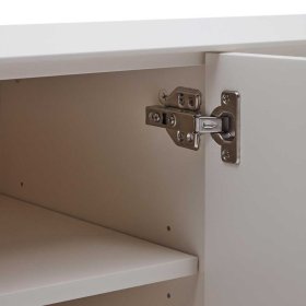 Esszimmersideboard Miobelda in Weiß mit Drehtüren und Ablage – Ansicht 7