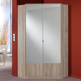 Eckkleiderschrank Tyago in Eiche Sägerau – Ansicht 1