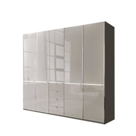 Drehtürenkleiderschrank modern Sanctos Made in Germany mit Soft Close – Ansicht 1