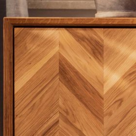 Fernsehboard Yalley in Wildeichefarben im Skandi Design – Ansicht 4