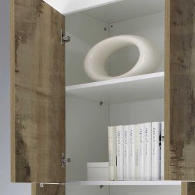 Wohnzimmerschrank Yuelva mit 4 Drehtüren in modernem Design – Ansicht 6