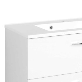 Bad Waschtisch Miolosan in Weiß 80 cm breit – Ansicht 4