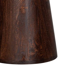 Walnussbrauner Couchtisch Alba aus Mangobaum Massivholz 51 cm hoch – Ansicht 6
